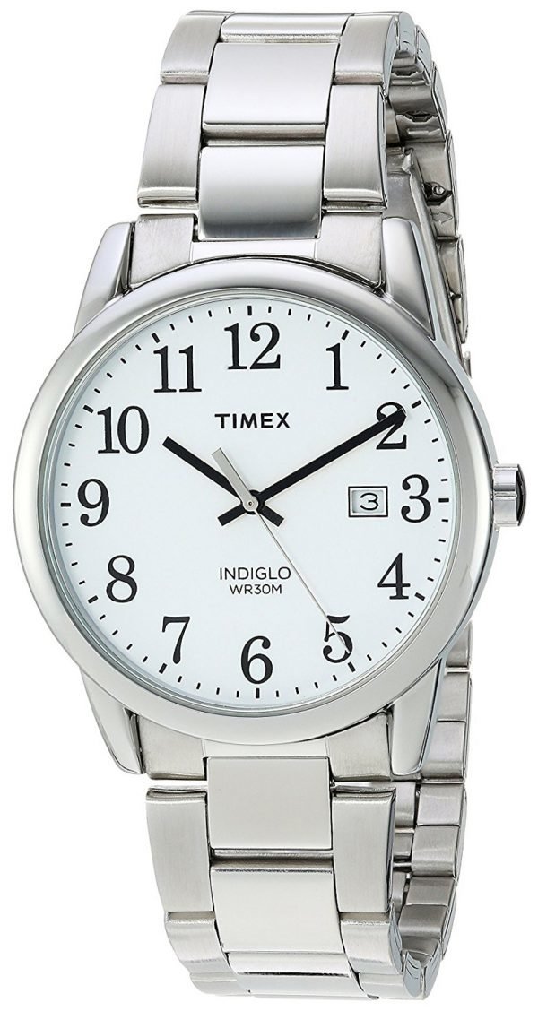 Timex Easy Reader Tw2r23300 Kello Valkoinen / Teräs