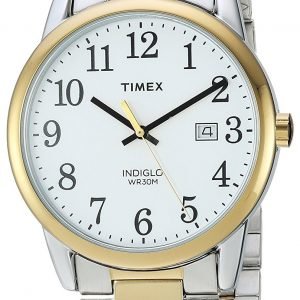 Timex Easy Reader Tw2r23500 Kello Valkoinen / Kullansävytetty