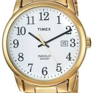 Timex Easy Reader Tw2r23600 Kello Valkoinen / Kullansävytetty