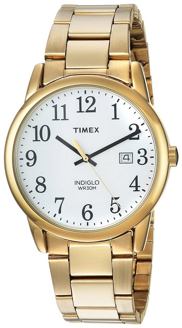 Timex Easy Reader Tw2r23600 Kello Valkoinen / Kullansävytetty