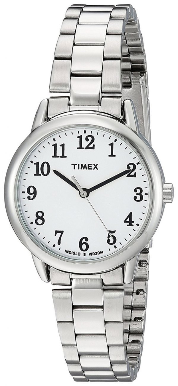 Timex Easy Reader Tw2r23700 Kello Valkoinen / Teräs