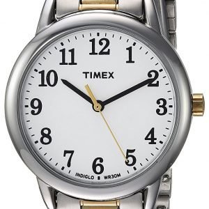 Timex Easy Reader Tw2r23900 Kello Valkoinen / Kullansävytetty