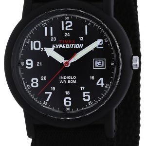 Timex Expedition T40011 Kello Musta / Nahka