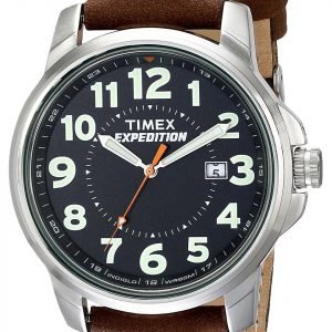 Timex Expedition T44921 Kello Musta / Nahka