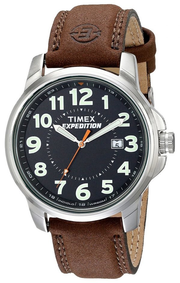 Timex Expedition T44921 Kello Musta / Nahka