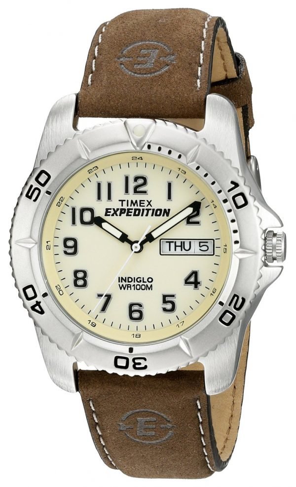 Timex Expedition T46681d7 Kello Beige / Nahka