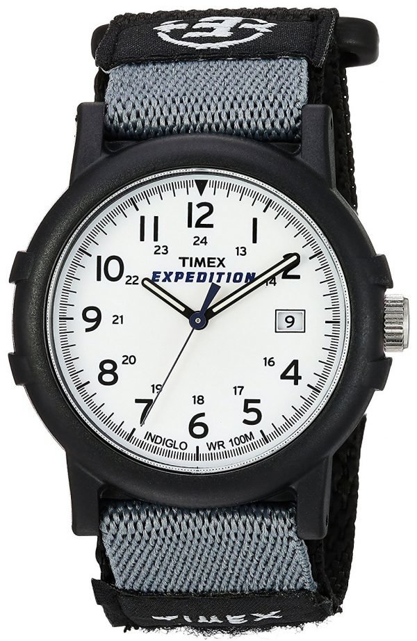 Timex Expedition T49713 Kello Valkoinen / Tekstiili