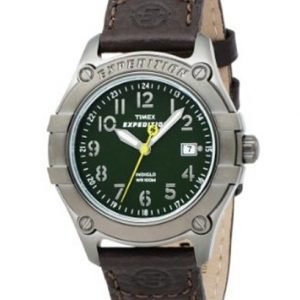 Timex Expedition T49804 Kello Vihreä / Nahka