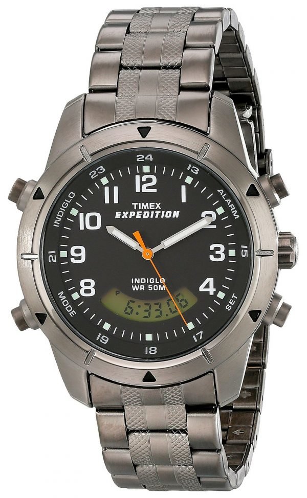 Timex Expedition T498269j Kello Musta / Teräs