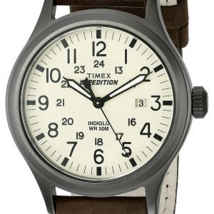 Timex Expedition T49963 Kello Valkoinen / Nahka