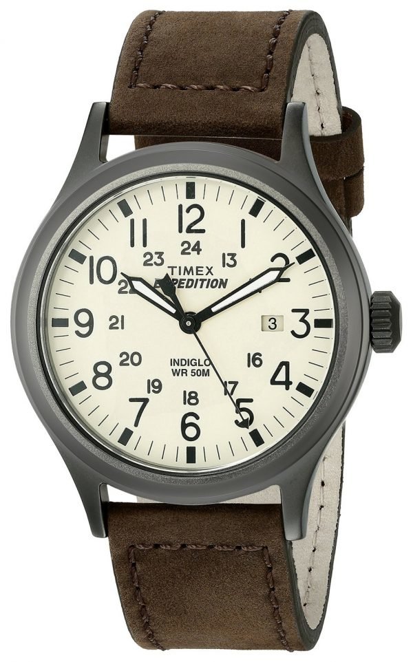 Timex Expedition T49963 Kello Valkoinen / Nahka