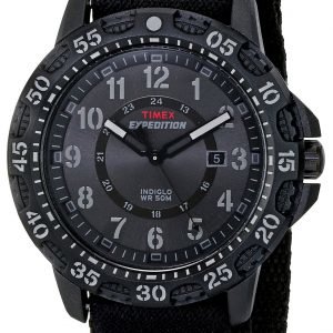 Timex Expedition T49997 Kello Musta / Nahka