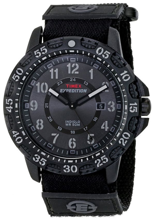 Timex Expedition T49997 Kello Musta / Nahka