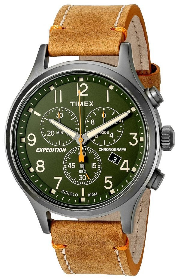 Timex Expedition Tw4b04400 Kello Vihreä / Nahka