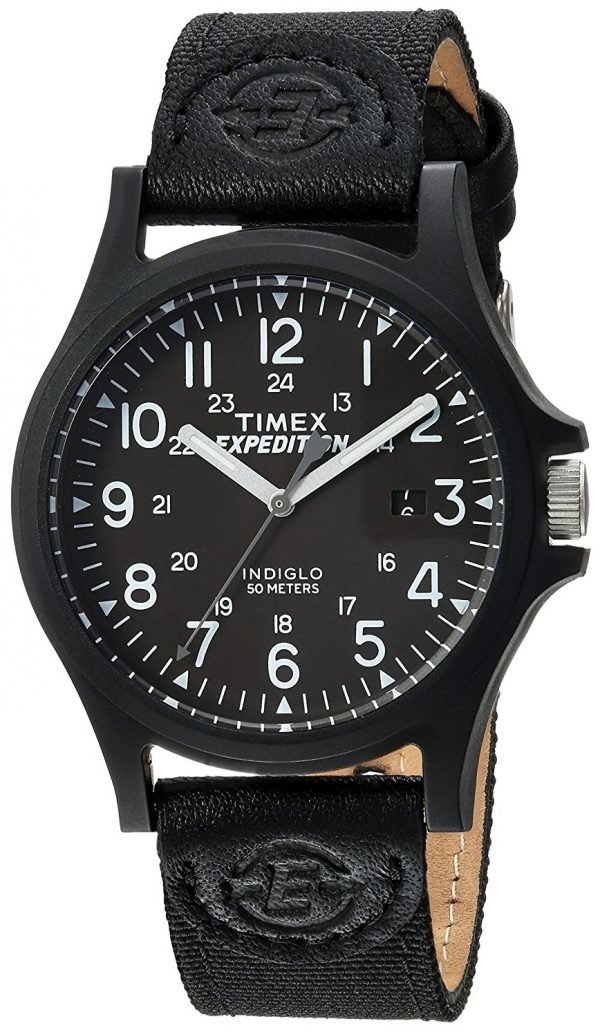 Timex Expedition Tw4b08100 Kello Musta / Tekstiili