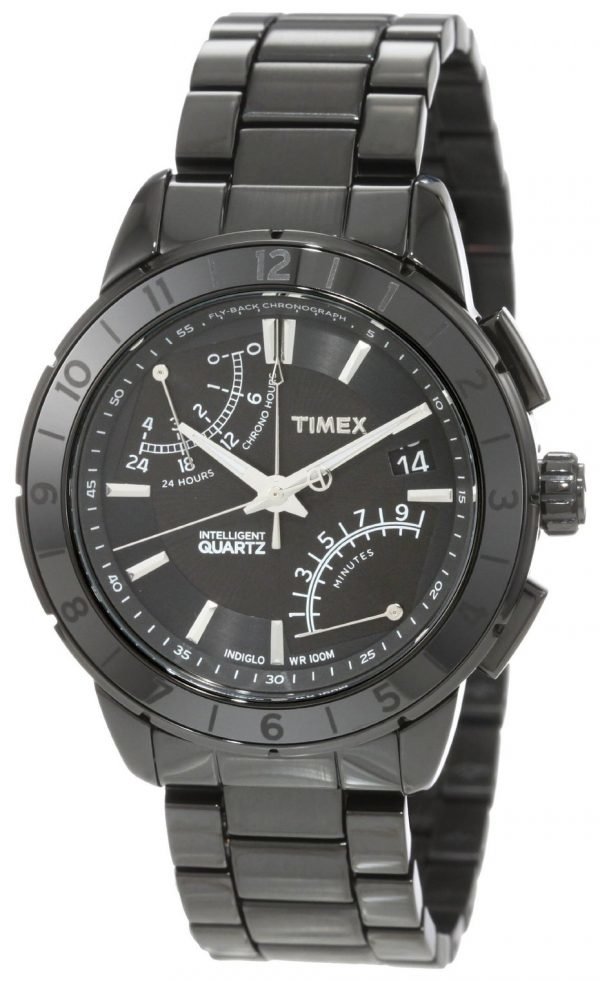 Timex Intelligent T2n500 Kello Musta / Teräs