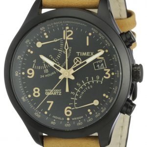 Timex Intelligent T2n700d7 Kello Musta / Nahka