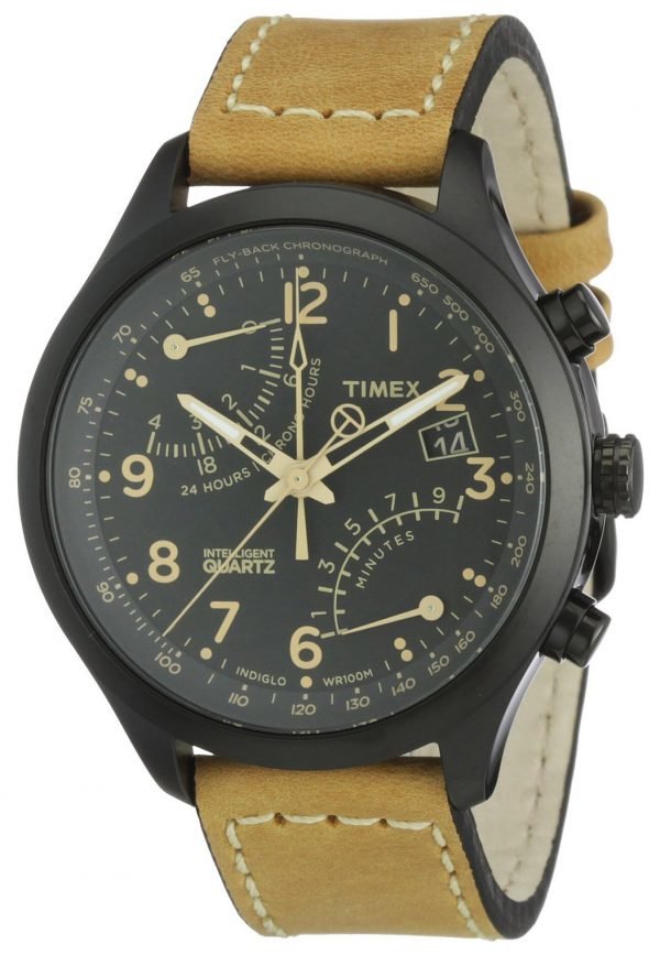 Timex Intelligent T2n700d7 Kello Musta / Nahka