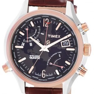 Timex Intelligent T2n942 Kello Musta / Nahka