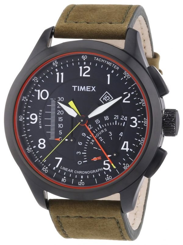 Timex Intelligent T2p276 Kello Musta / Nahka