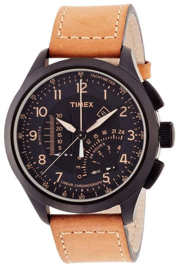 Timex Intelligent T2p277 Kello Musta / Nahka