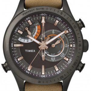 Timex Intelligent Tw2p72500 Kello Musta / Nahka