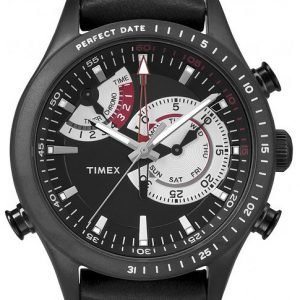 Timex Intelligent Tw2p72600 Kello Musta / Nahka