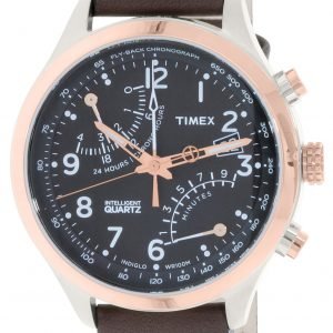 Timex Intelligent Tw2p73400 Kello Musta / Nahka