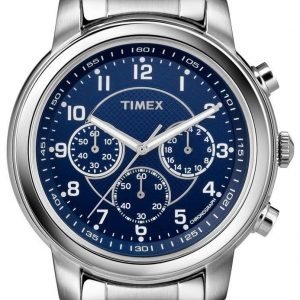 Timex Premium Collction T2n165 Kello Sininen / Teräs