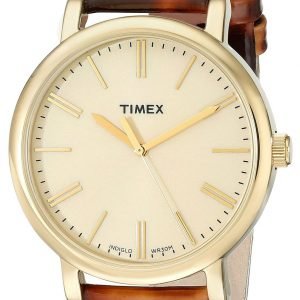 Timex Premium Collection T2p237ab Kello Samppanja / Nahka