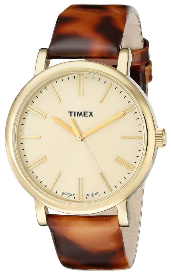 Timex Premium Collection T2p237ab Kello Samppanja / Nahka