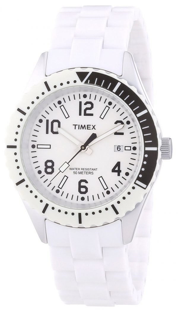 Timex Sports T2p004 Kello Valkoinen / Muovi