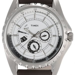 Timex T2m429 Kello Valkoinen / Nahka