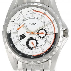 Timex T2m431 Kello Valkoinen / Teräs