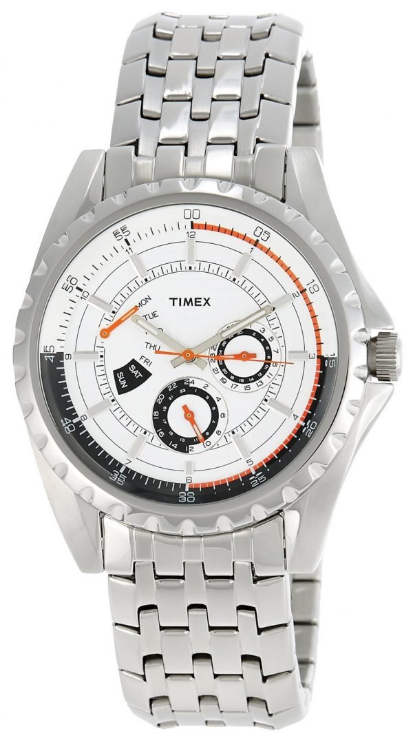 Timex T2m431 Kello Valkoinen / Teräs