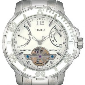 Timex T2m517 Kello Valkoinen / Teräs