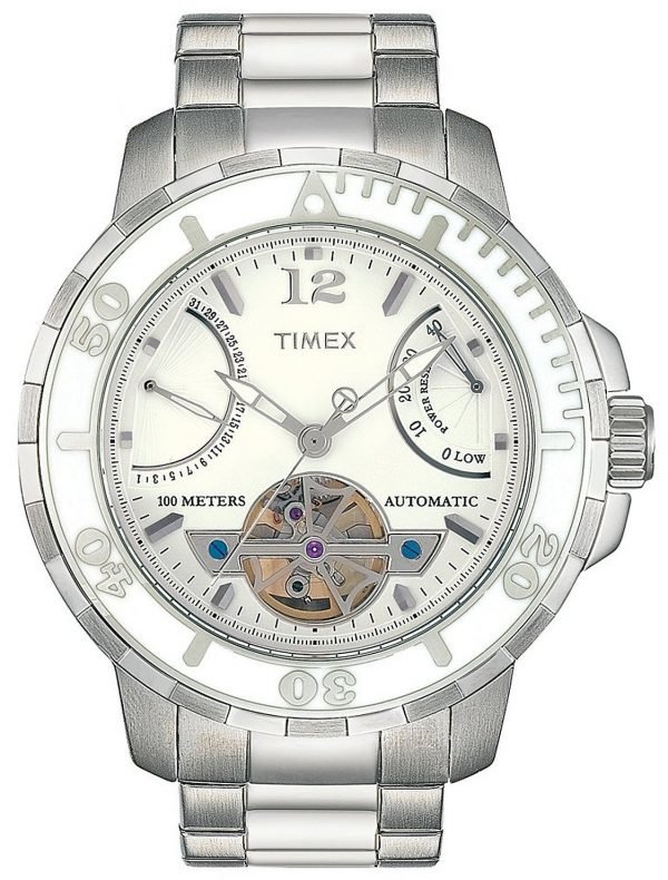 Timex T2m517 Kello Valkoinen / Teräs