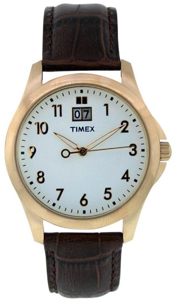 Timex T2n2489j Kello Valkoinen / Nahka