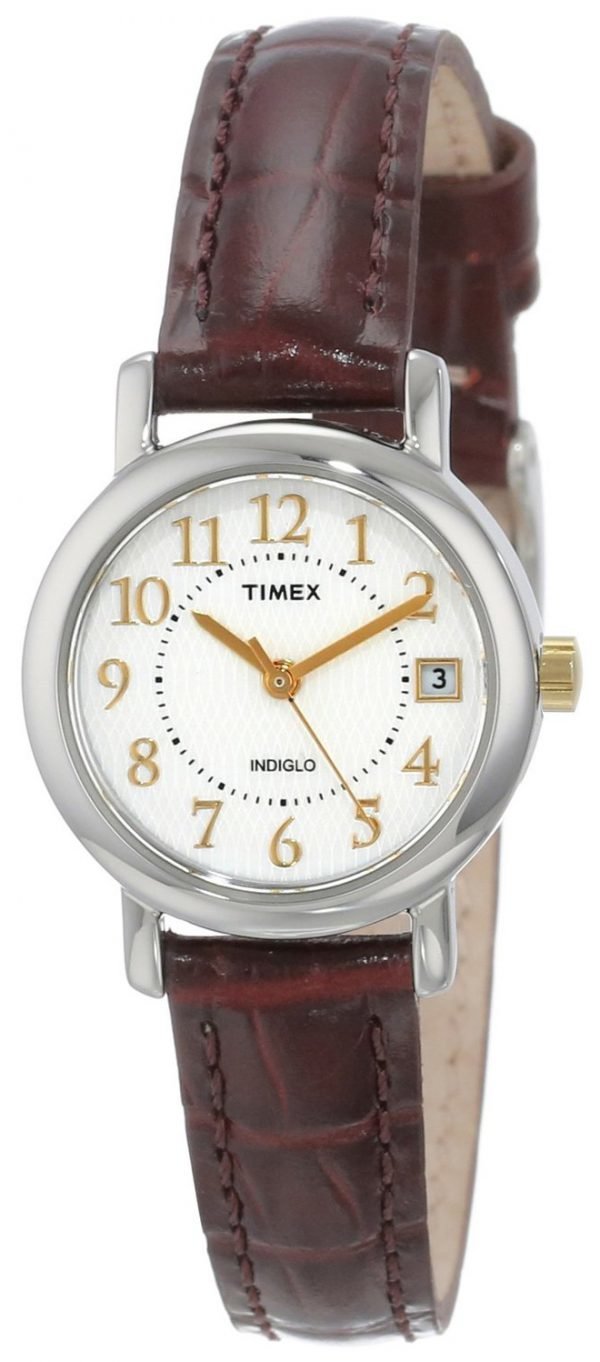 Timex T2n3369j Kello Valkoinen / Nahka