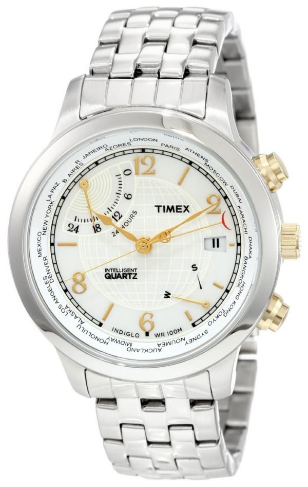 Timex T2n613 Kello Valkoinen / Teräs