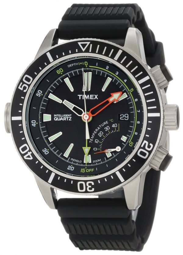 Timex T2n810dh Kello Musta / Nahka