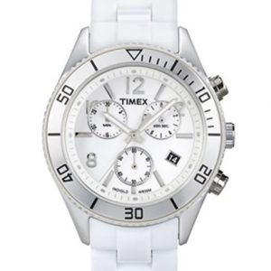 Timex T2n868 Kello Valkoinen / Tekstiili