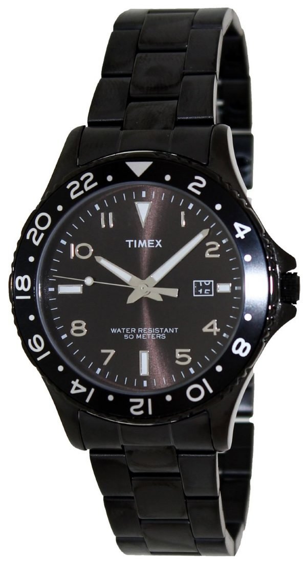 Timex T2p028 Kello Musta / Teräs