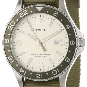 Timex T2p035kw Kello Beige / Tekstiili