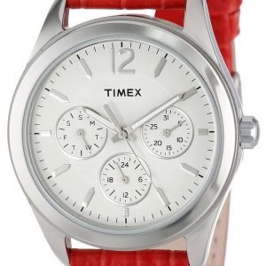 Timex T2p069kw Kello Valkoinen / Nahka