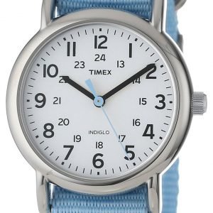 Timex T2p0759j Kello Valkoinen / Tekstiili