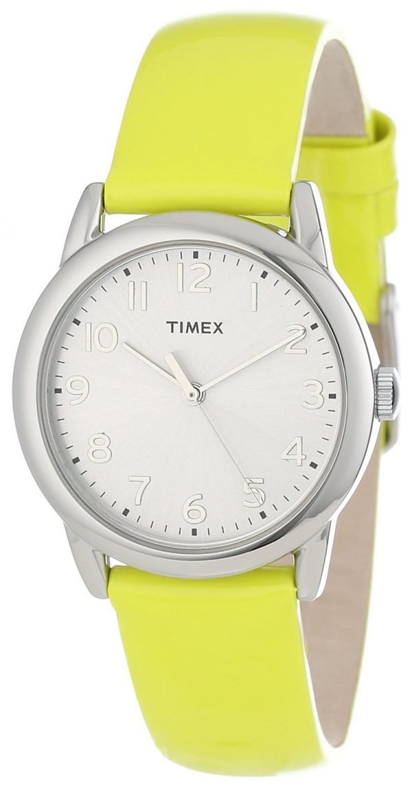 Timex T2p0842m Kello Hopea / Nahka