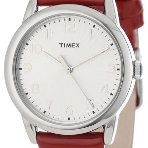 Timex T2p0852m Kello Hopea / Nahka