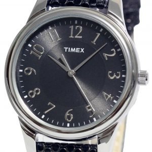 Timex T2p086 Kello Musta / Nahka