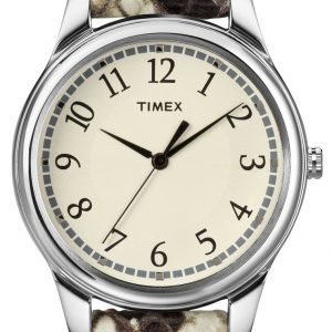 Timex T2p0882m Kello Valkoinen / Nahka